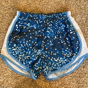 Blue Nike Tempo shorts